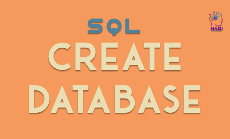 ایجاد پایگاه داده در SQL (CREATE DATABASE)