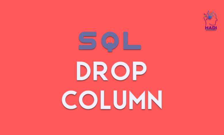 حذف ستون در SQL (DROP COLUMN)