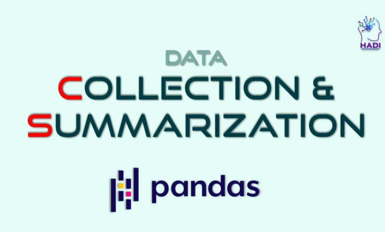 جمع آوری و خلاصه سازی داده ها در Pandas