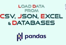بارگیری داده ها از فایل های CSV، JSON، Excel و پایگاه های داده