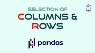 انتخاب ستون ها و سطرها در Pandas