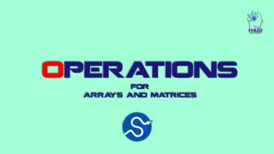 عملیات اساسی روی آرایه ها و ماتریس ها در SciPy