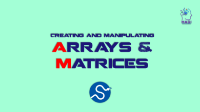 ایجاد و دستکاری آرایه ها و ماتریس ها در SciPy