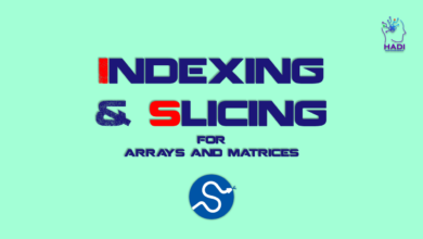ایندکس گذاری و برش گذاری در آرایه ها و ماتریس های SciPy