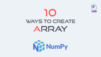 10 روش برای ایجاد آرایه در NumPy