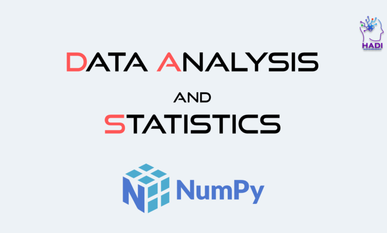 تحلیل داده ها و آمار با NumPy
