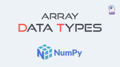 انواع داده های آرایه NumPy