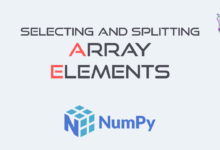 انتخاب و برش عناصر آرایه در NumPy
