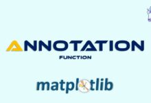 افزودن متن به نمودارها در Matplotlib با استفاده از تابع Annotation