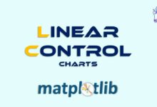نمودارهای کنترل خطی در Matplotlib