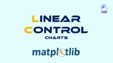 نمودارهای کنترل خطی در Matplotlib