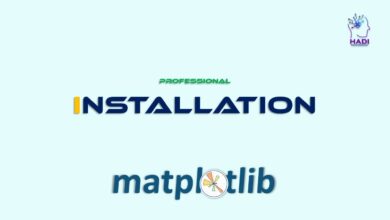 نصب حرفه ای Matplotlib