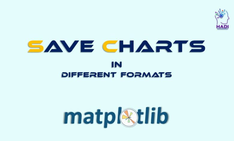 ذخیره نمودارها در فرمت های مختلف در Matplotlib