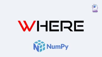 تابع where در NumPy
