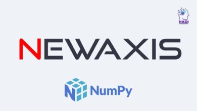 تابع newaxis در NumPy