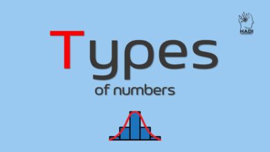 انواع اعداد