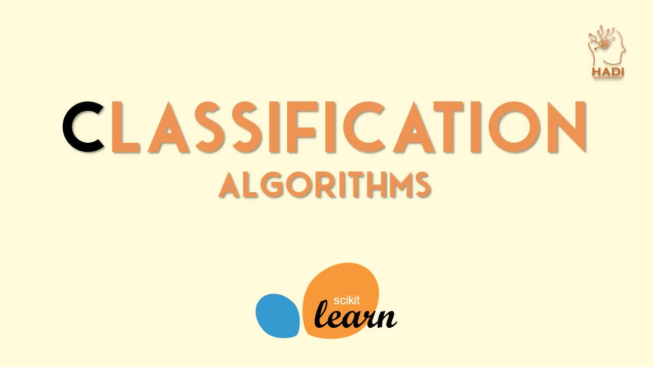 الگوریتم‌های طبقه‌بندی در scikit-learn