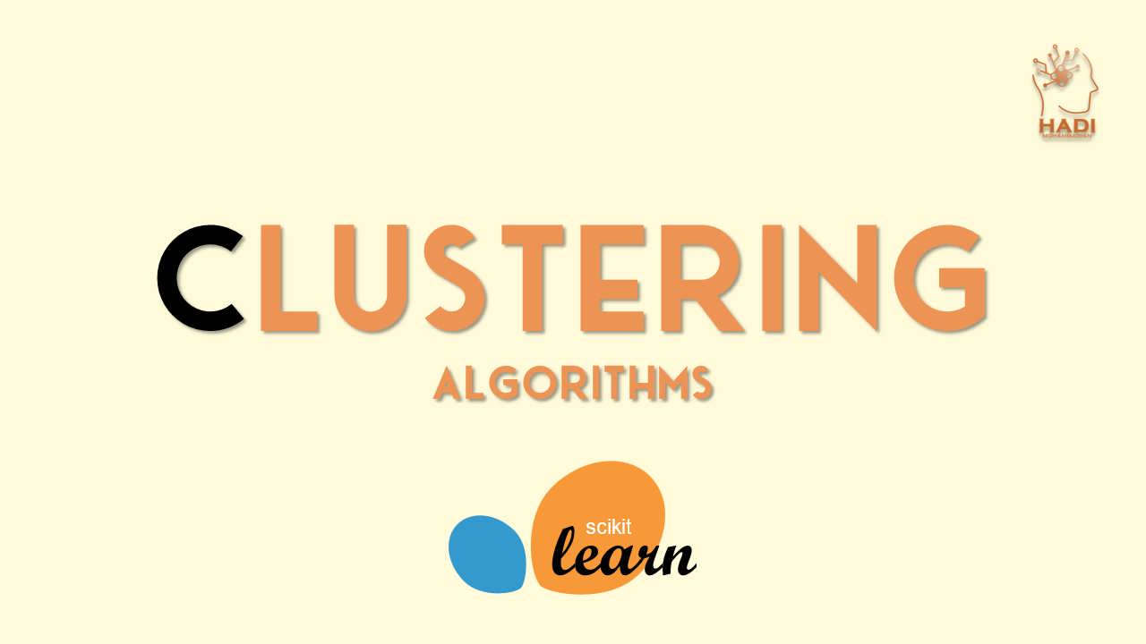 الگوریتم‌های خوشه‌بندی در scikit-learn