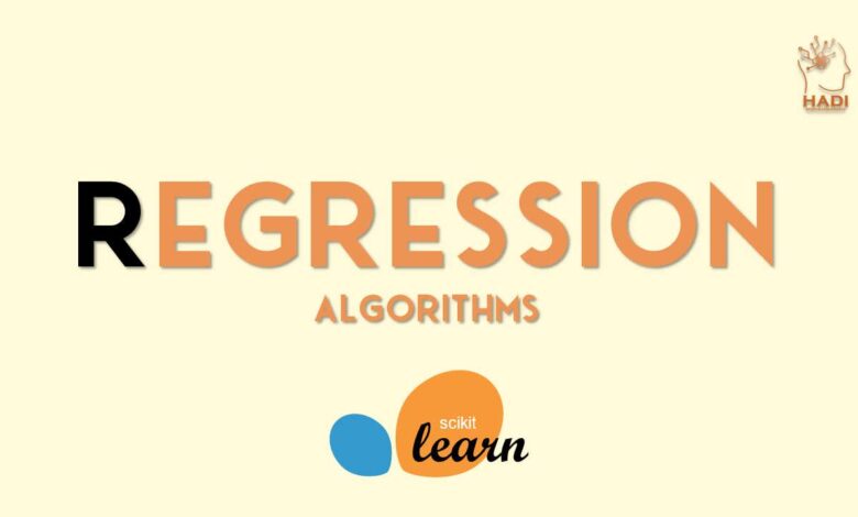 الگوریتم‌های رگرسیون در scikit-learn