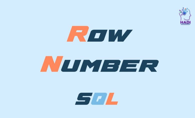 توابع پنجره ROW_NUMBER