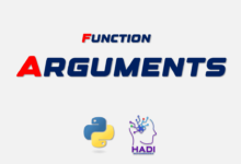 آرگومان‌های توابع در پایتون