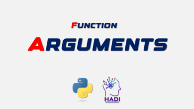 آرگومان‌های توابع در پایتون