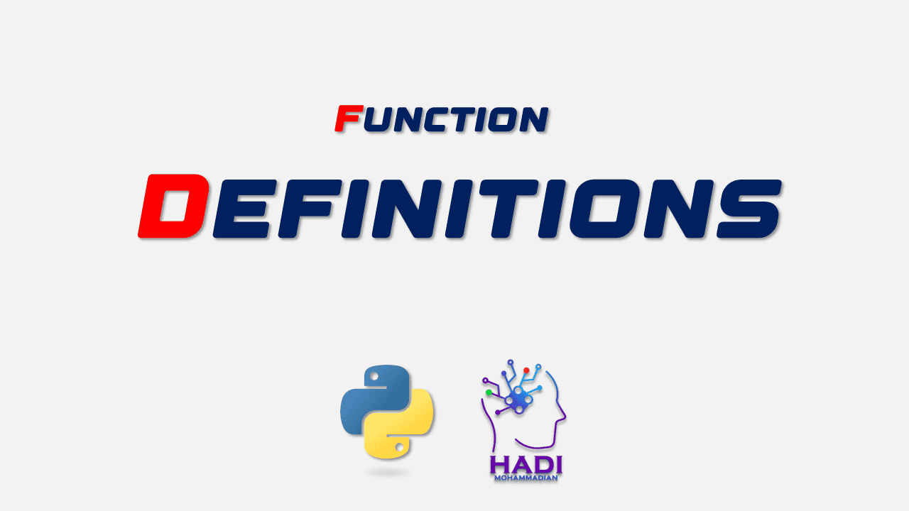 تعریف توابع در پایتون
