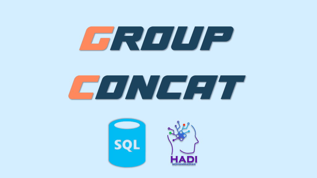 عملگر گروهی GROUP_CONCAT