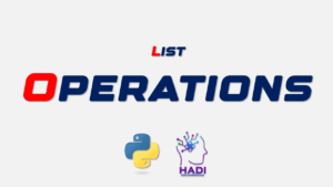 عملیات روی لیست‌ها در پایتون