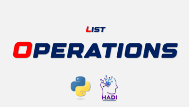 عملیات روی لیست‌ها در پایتون