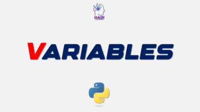 متغیرها در پایتون