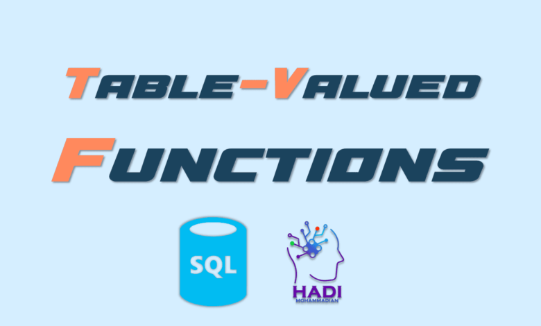 توابع با مقدار جدول (Table-Valued Functions)