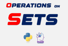 عملیات روی مجموعه‌ها در پایتون