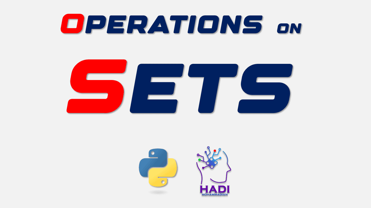 عملیات روی مجموعه‌ها در پایتون