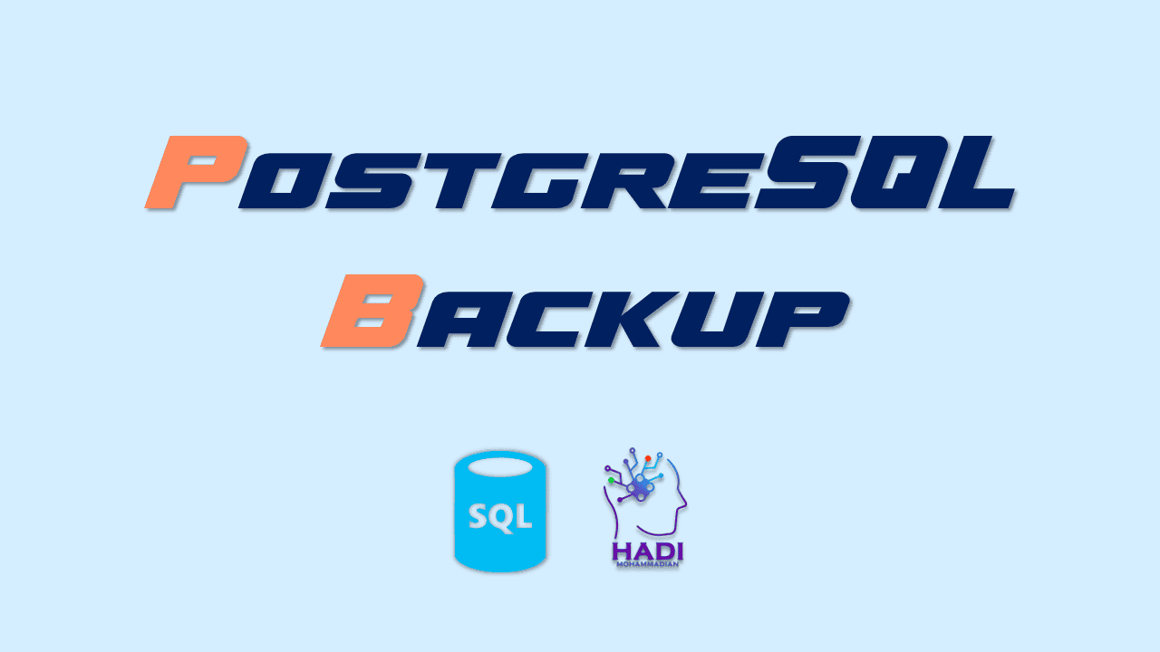 پشتیبان‌گیری در PostgreSQL
