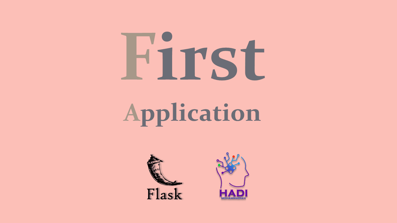 ایجاد یک اپلیکیشن Flask ساده