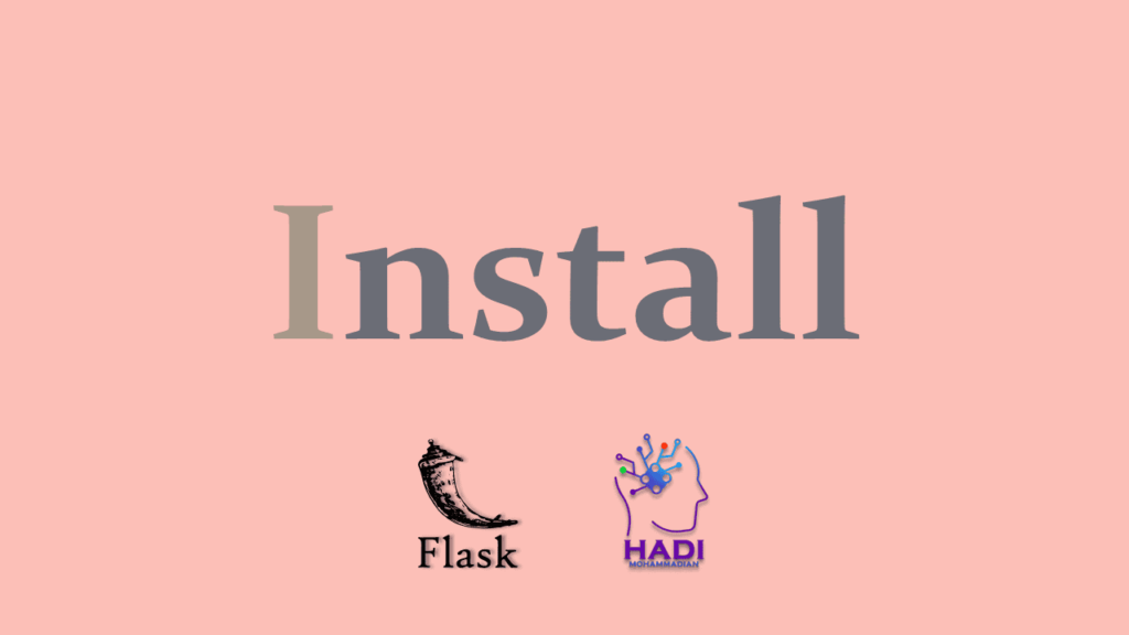 نصب Flask