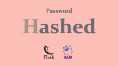 رمزنگاری پسوردها در Flask