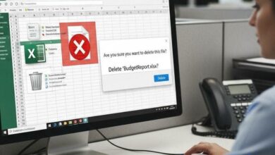 چطوری در سازمان ها فایل های اکسل را حذف کنیم