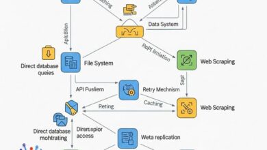 الگوهای مهندسی برای دسترسی به داده در غیاب API‌های کارآمد