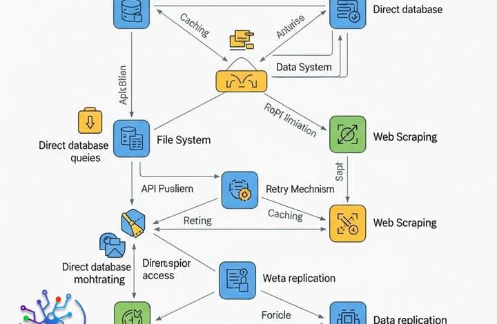 الگوهای مهندسی برای دسترسی به داده در غیاب API‌های کارآمد