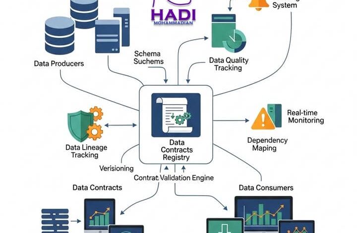 معماری قراردادهای داده برای جلوگیری از شکست‌های زنجیره‌ای در اکوسیستم داده