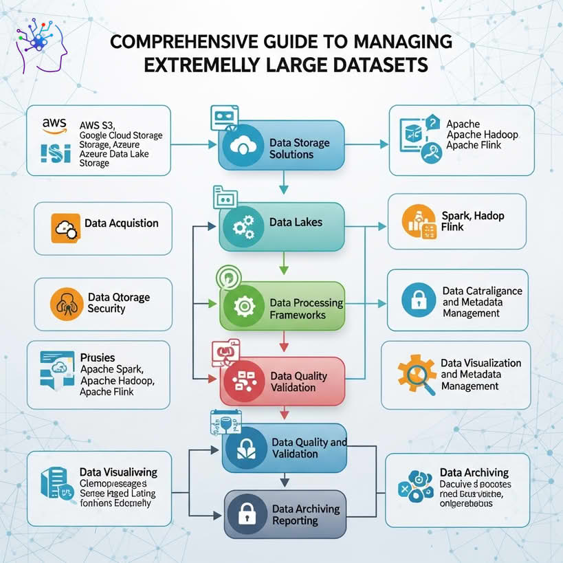 آموزش جامع مدیریت دیتاست‌های به شدت بزرگ