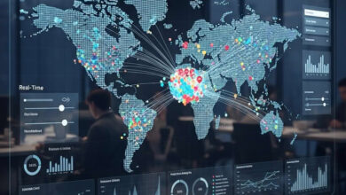 تحلیل و مصورسازی داده‌های پراکنده برای سازمان‌های چندشعبه‌ای