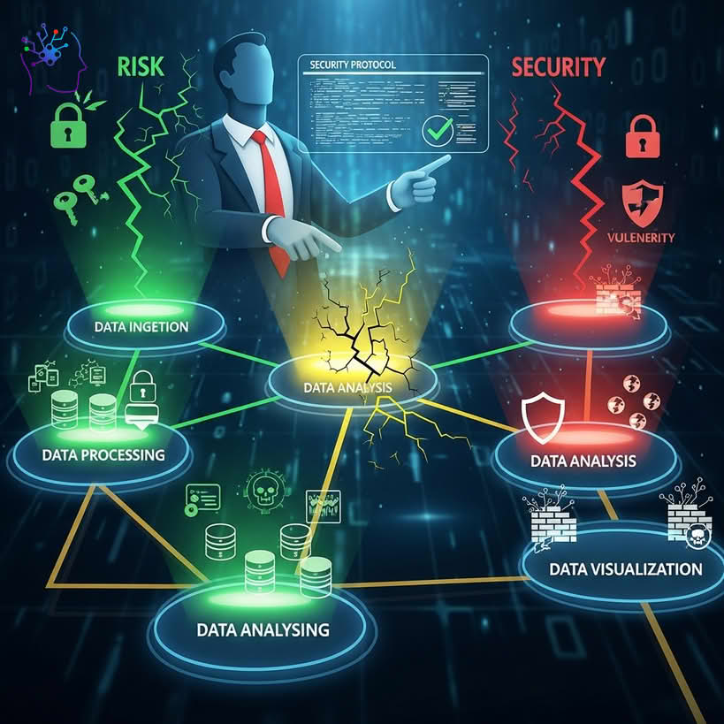 مدیریت ریسک و امنیت در پروژه‌های کلان داده (Big Data)