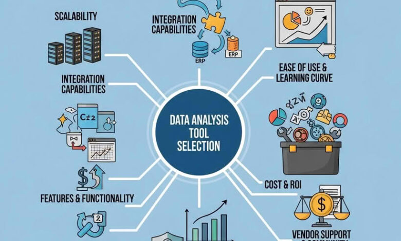  معیارهای انتخاب ابزارهای تحلیل داده مناسب برای شرکت‌ها