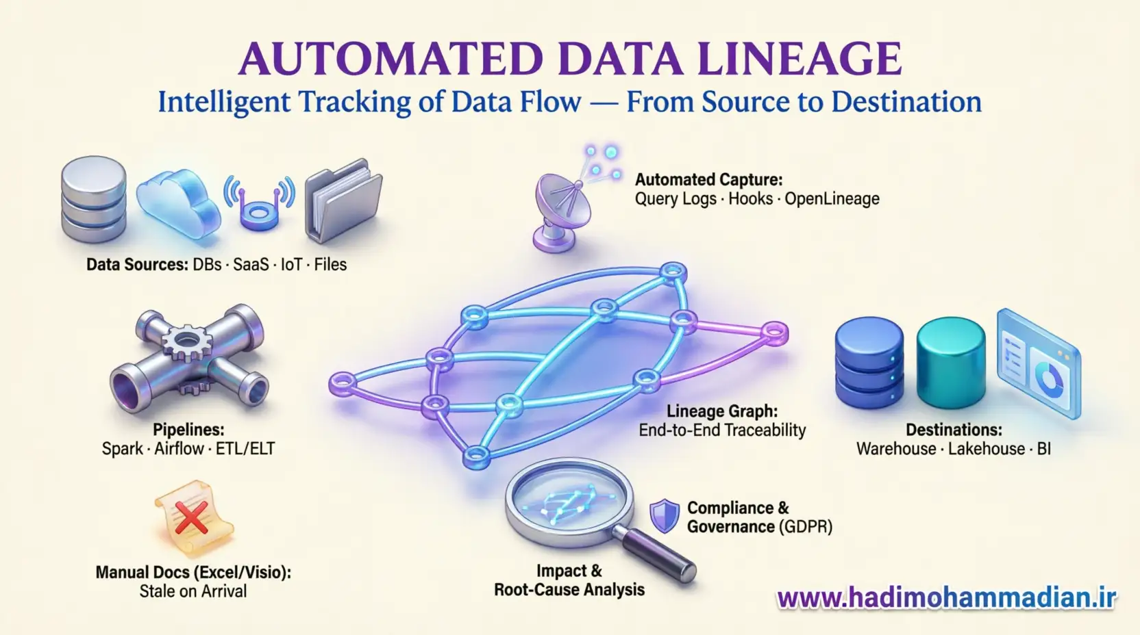 Data Lineage اتوماتیک